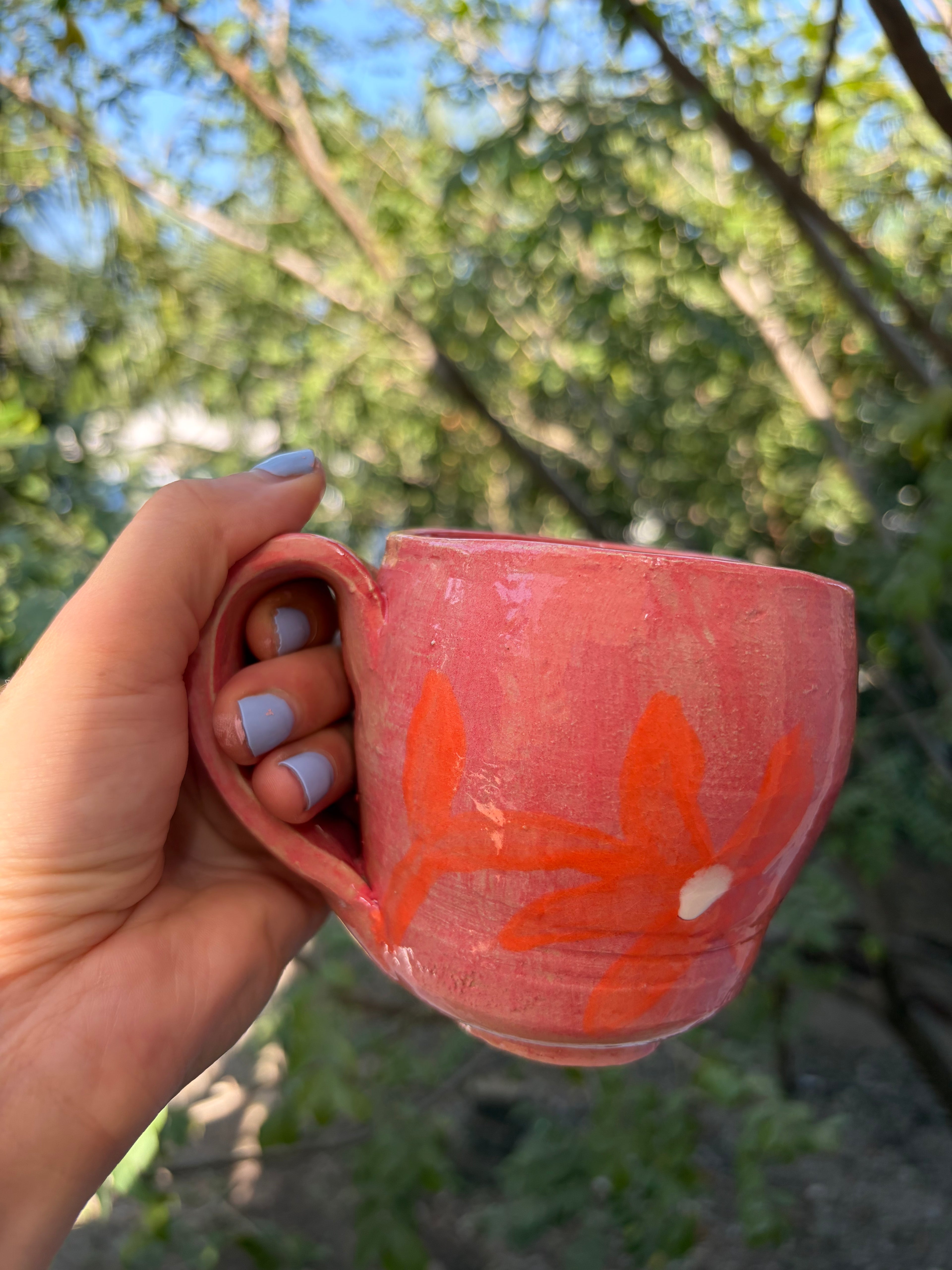 Pink and Orange Mug